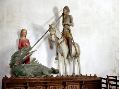 St. George and the Dragon by French School